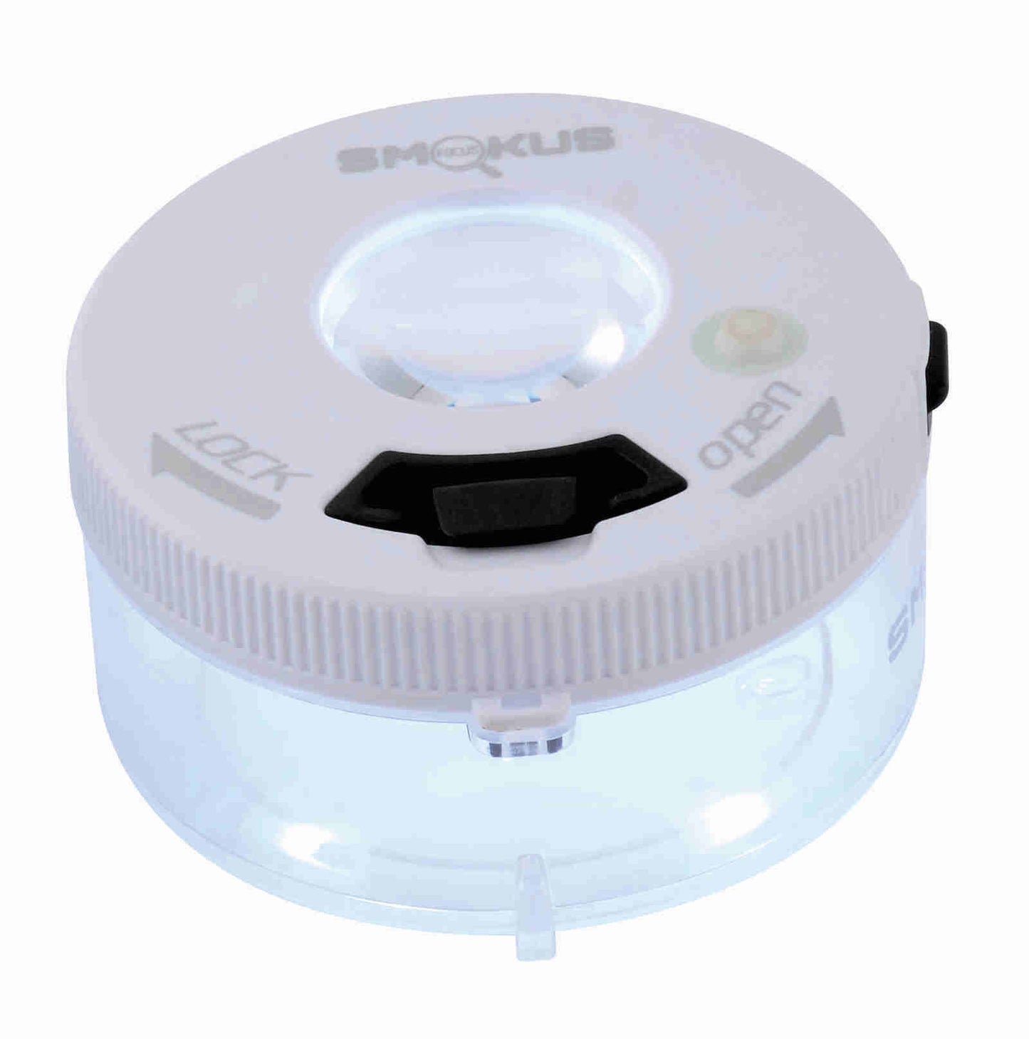 SMOKUS FOCUS VASETTO CON LENTE INGRANDIMENTO - BIANCO