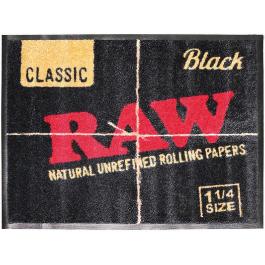 RAW BLACK DOOR MAT SMALL