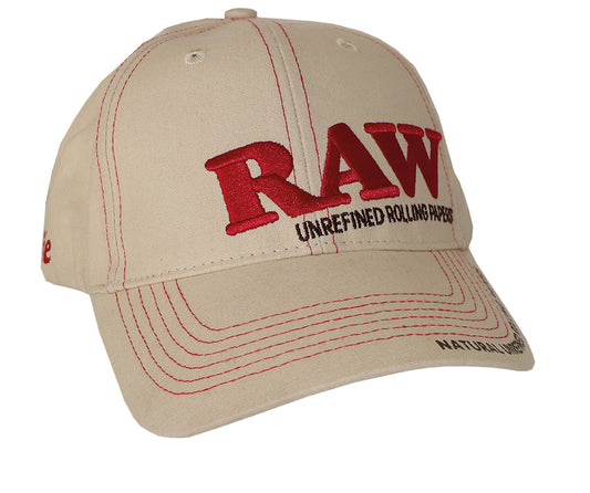 RAW HAT - TAN WITH POKER
