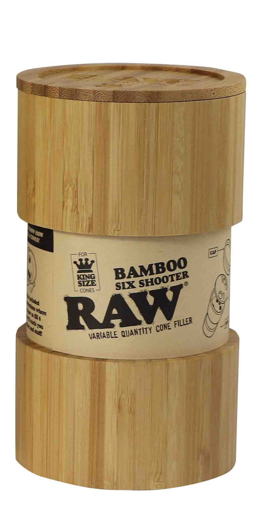 RAW SIX SHOOTER RIEMPI CONI KING SIZE - BAMBOO