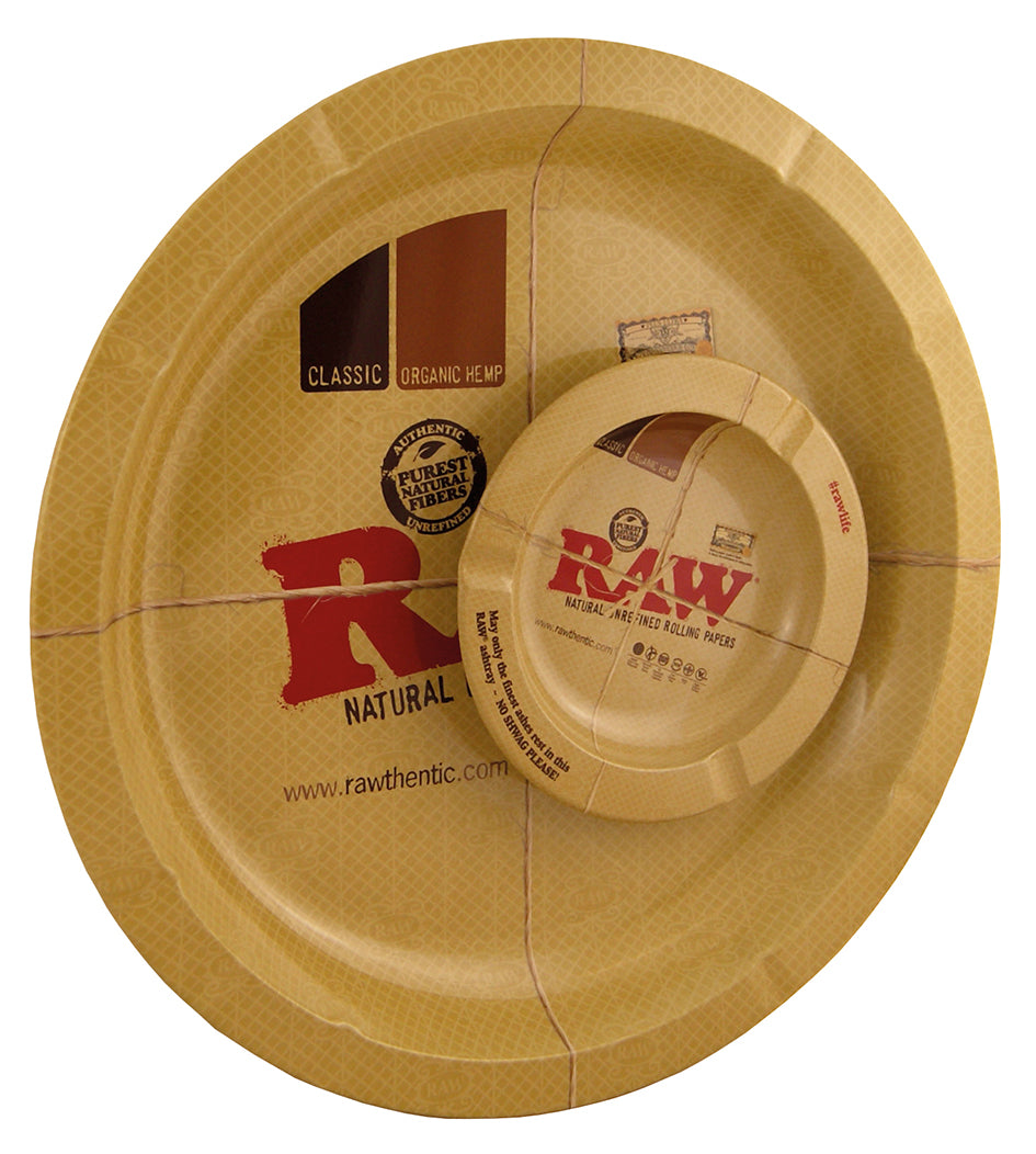 RAW METAL ASHTRAY WITH MAGNET