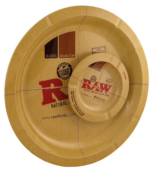 RAW METAL ASHTRAY WITH MAGNET