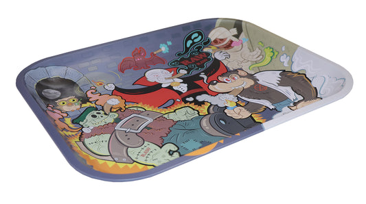 RAW METAL ROLLING TRAY MONSTER SESH