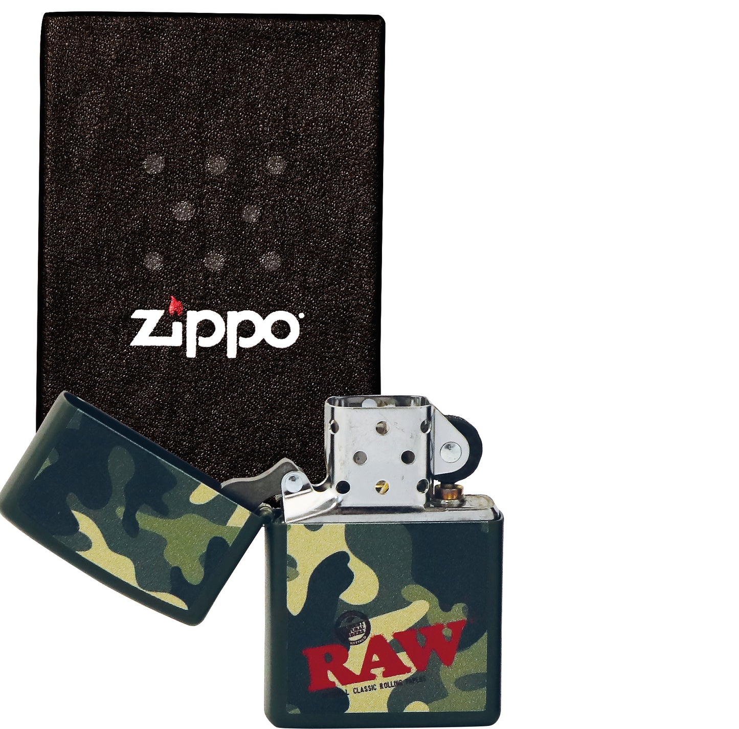 RAW ZIPPO CAMOFLAGE - FULL PRINT