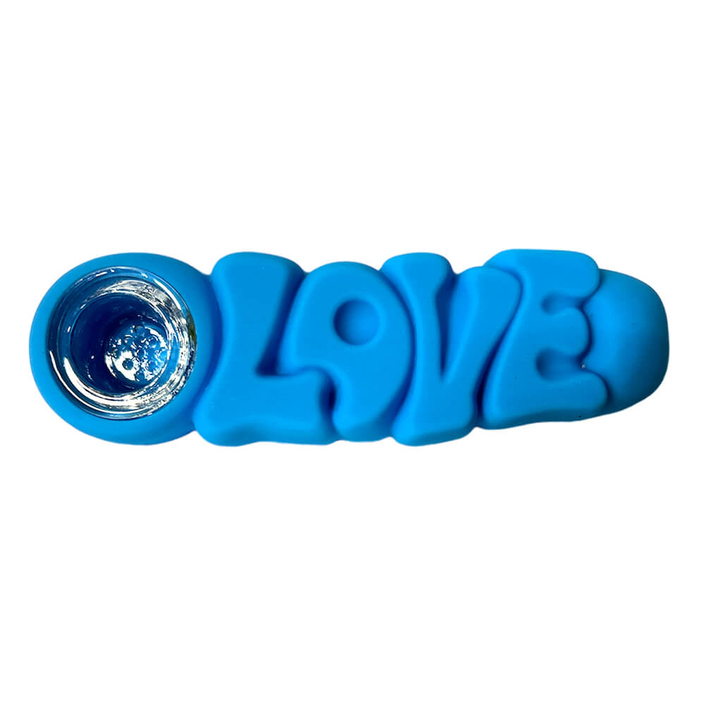 PIPA IN SILICONE LOVE 12cm - BLU