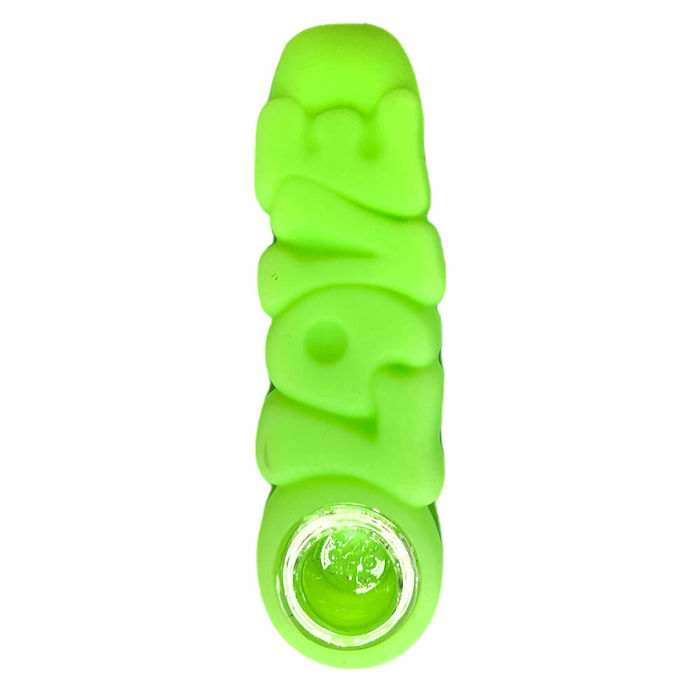 PIPA IN SILICONE LOVE 12cm - VERDE