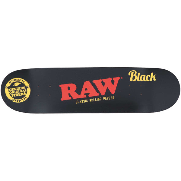 RAW SKATE BOARD - CAMO & BLACK