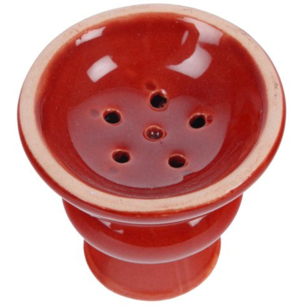 BRACIERE PER NARGHILE' IN CERAMICA - ROSSO