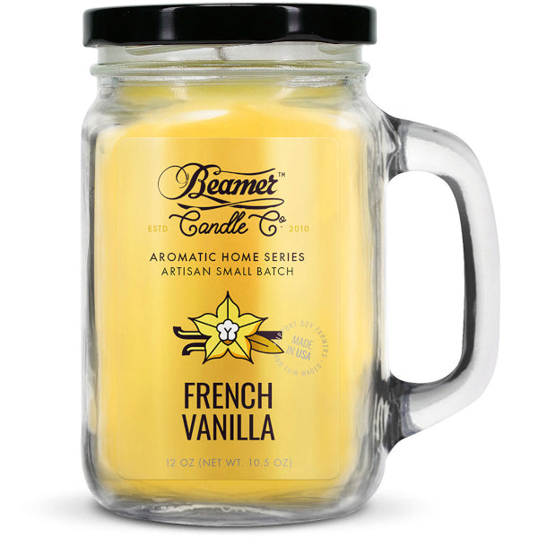 BEAMER CANDLE CO. - AROMATIC HOME SERIES - LARGE -FRENCH VANILLA