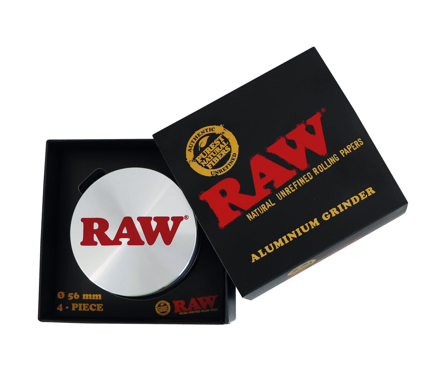 RAW GRINDER ALUMINIUM 4 PARTI 56mm