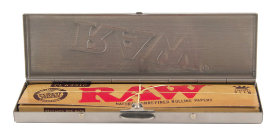 RAW PORTA CARTINE IN METALLO KING SIZE SLIM