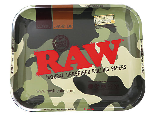 RAW CAMOUFLAGE METAL ROLLING TRAY
