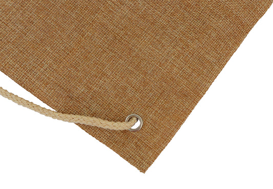 RAW DRAWSTRING BAG TAN