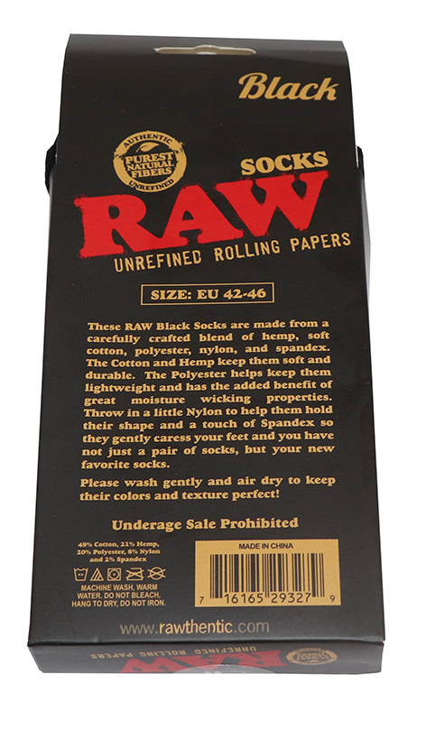 RAW SOCKS BLACK
