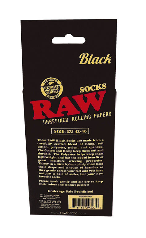 RAW SOCKS BLACK
