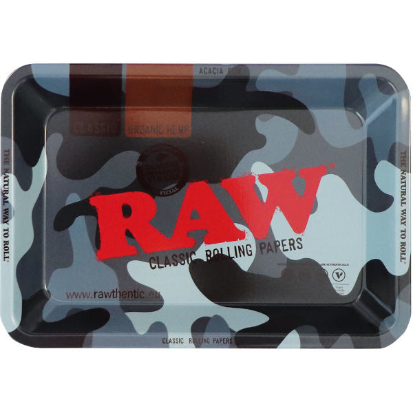 RAW URBAN CAMOUFLAGE METAL ROLLING TRAY - MINI