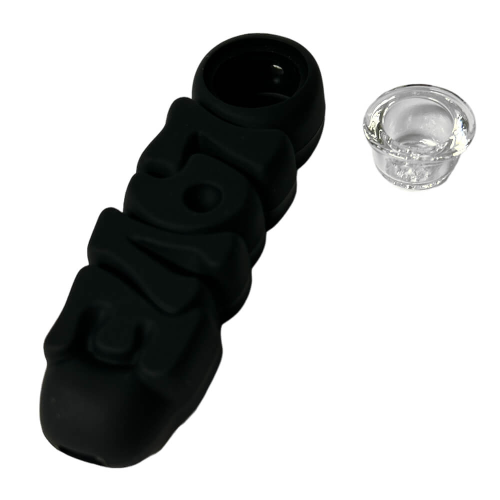 PIPA IN SILICONE LOVE 12cm - NERA