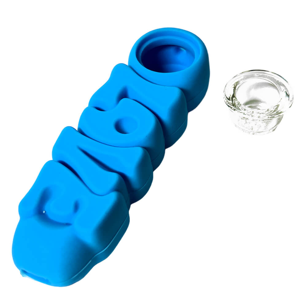 PIPA IN SILICONE LOVE 12cm - BLU