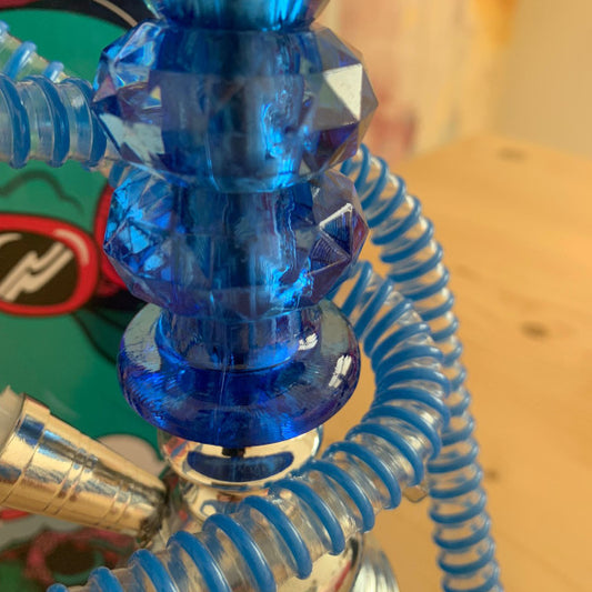 MONKIFROG NARGHILE' 35 cm 1 HOSE - BLU