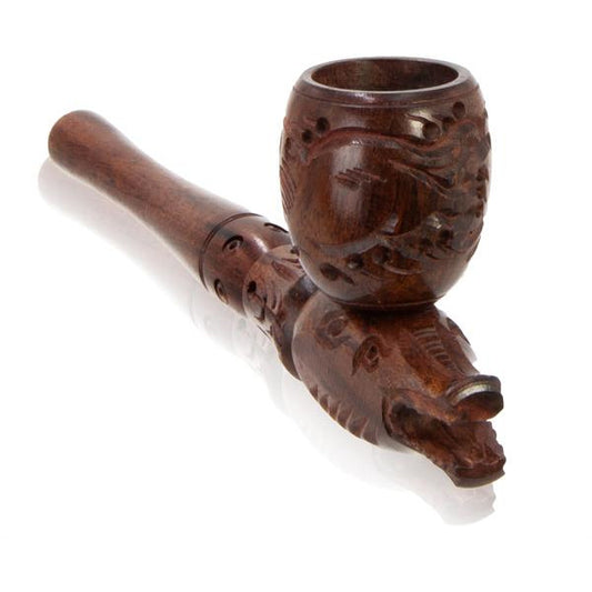 PIPA IN LEGNO ANIMAL 160mm