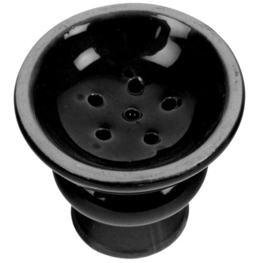 BRACIERE PER NARGHILE' IN CERAMICA - NERO