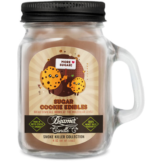 BEAMER CANDLE CO. - SMOKE KILLER - DOUBLE SHOT+ SMALL - SUGAR COOKIE EDIBLE