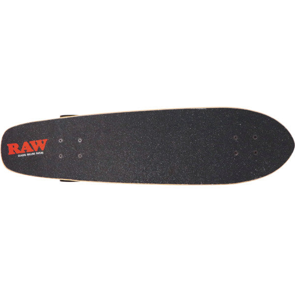 RAW SKATE BOARD - BRAZIL GIRL WHEELS & GRIP TAPE - FULLY ASSEMBLED