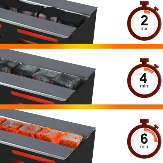 SMOKE FORNELLO PER CARBONE - 800Watt