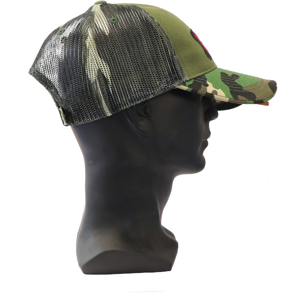 RAW HAT TRUCKER CAMO