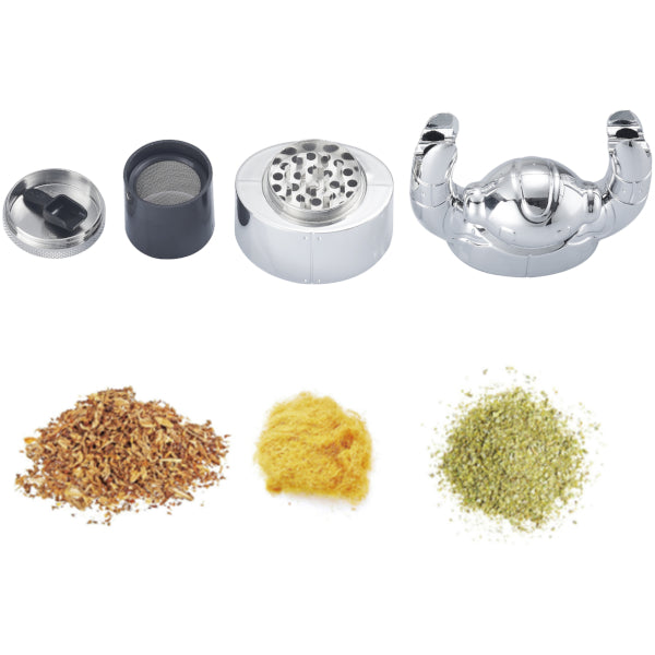 GRINDER IN ALLUMINIO ROBOT 40mm 4 PARTI